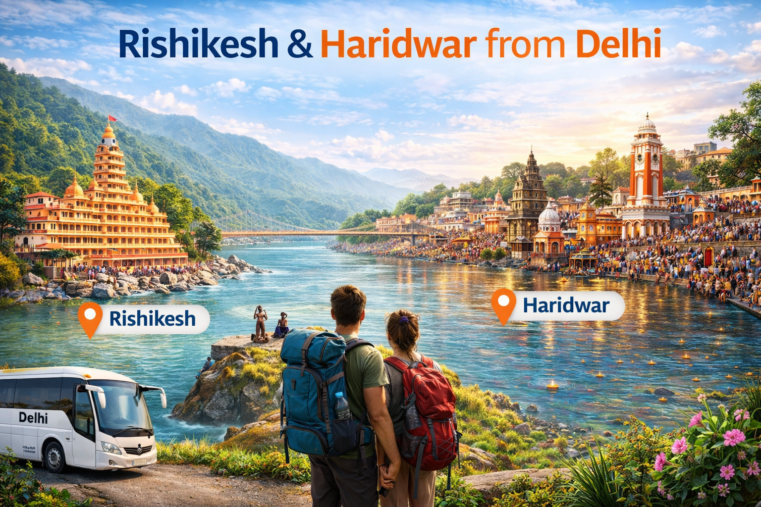 Rishikesh Haridwar from Delhi